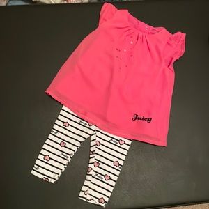 Juicy Couture size 3-6 months Set
